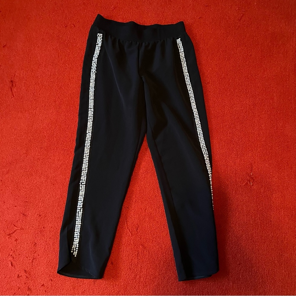 Juice Couture Pants with Pearls snd Rhinestones down the sides